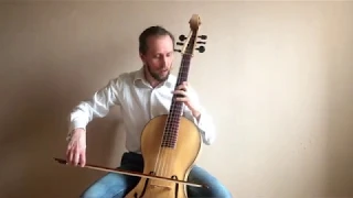 Arpeggione musical instrument sound demonstration #1