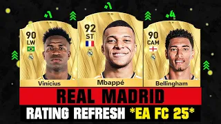 FIFA 25 | REAL MADRID PLAYER RATINGS (EA FC 25)! 😱🔥 ft. Mbappe, Vinicius, Bellingham…