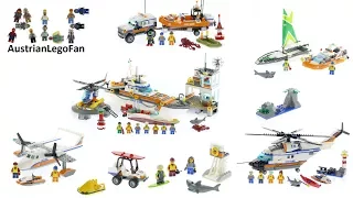 All Lego City Coast Guard  Sets 2017 - Lego Speed Build Review