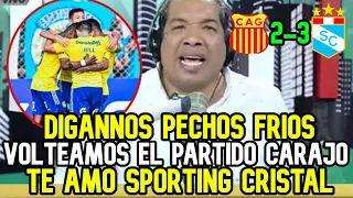 ¡LOCURA TOTAL! ALAN DIEZ LLORA DE EMOCION TRAS VOLTEADA DE CRISTAL ANTE GRAU/GRAU 2-3 CRISTAL