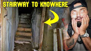 THIS CREEPY ABANDONED HOUSE HAS MYSTERY STAIRS THAT GO KNOWHERE!