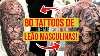 80 TATUAGENS DE LEÃO MASCULINAS!