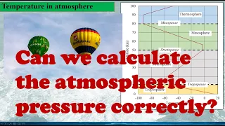 How easy we can calculate the atmospheric pressure?