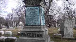 Graceland Cemetery - Allan Pinkerton - Lincoln's Bodyguard / 1st Private Eye