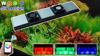 Make aquarium led light WRGB with Luxeon LED 3 in 1