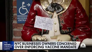 Enforcing the N.Y.C. vaccine mandate