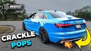 Tune for Crackle Pops! Audi A4 (B9) Stage 1+ Tune - Low, Medium, High Settings