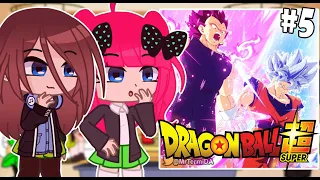 🍥🐲Las Quintillizas Reaccionan a Son Goku🐲🍥| 💫5/5💫 | PARTE FINAL |💜Gacha Club💜