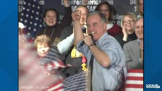 The Dean Scream: Howard Dean rally following 2004 Iowa Democratic Caucus