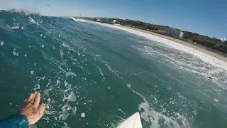 Surfing Glassy Offshore Waves! Raw POV.