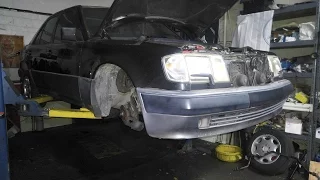 Mercedes 500E W124 project. Part 14. Front suspension