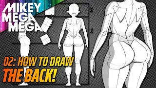 How To Draw THE BACK & SIDE (Mapping the body Drawing Course)