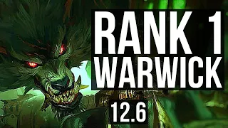 WARWICK vs VIEGO (TOP) (DEFEAT) | Rank 1 Warwick, 8 solo kills, Legendary | EUW Grandmaster | 12.6