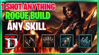 Diablo 4 Best Rogue Build Guide Season 2 : One Shot Anything with this Broken Build ANY CORE SKILL