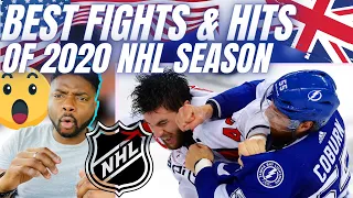 🇬🇧 BRIT Rugby Fan Reacts To NHL 2020 Best FIGHTS, HITS & TRASH TALK!