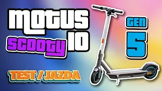 Motus Scooty 10 GEN 5 🤩 IDEALNA do MIASTA 🛴 hulajnoga elektryczna / TEST / RECENZJA