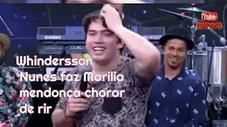 Whindersson Nunes faz Marilia Mendonça chorar de rir