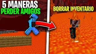 5 MANERAS para PERDER a tus AMIGOS en MINECRAFT (siendo ADMIN) 😏