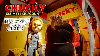 2023 Chucky Ultimate Kill Count Haunted House 4K POV HHN 32  Universal Studios Florida