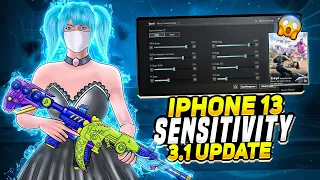 NEW UPDATE 3.1 Pro Sensitivity & Settings 😱 | 4 Finger Claw Gyroscope | iPhone 13 60 FPS BGMI