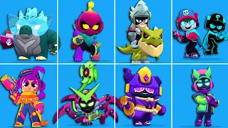 NEW BRAWLERS + ALL SKINS ANIMATIONS - Brawl Stars Mutations Update