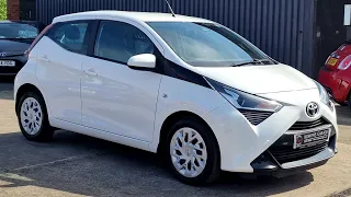 2021 (21) Toyota Aygo X-Play 1.0 VVT-I Automatic 5Dr in White Flash. 8k Miles. 1 Owner. FSH. £12,500