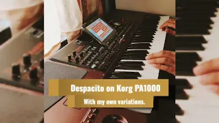 Despacito (Luis Fonsi) Instrumental Cover on Korg PA1000 Synthesizer