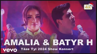 AMALIA & Batyr Hoshdurdyyew - Täze Ýyl 2024 show Konsert 4K