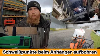 FarmVLOG#667 - Ich bekomme die Rohre nicht aus dem Anhängerrahmen