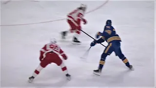 Peterka Tips Home The Tage Thompson Shot From Out High