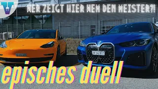BMW i4 M50 vs. Tesla Model 3 Perf. - Neuer Platzhirsch? [Deutsch 4K] | Vision E Drive Nr.193
