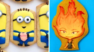 Fictional Characters Cookies Decorated With Royal Icing! Satisfying Cookie Decorating