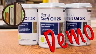 New Bona 2K Craft Oil Finish Demo at City Floor Supply