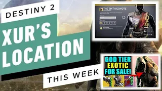 Destiny 2: THIS INSANE... 70- STAT EXOTIC FOR YOU! Xur Location & Inventory Mar [8 -11]