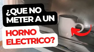 ¿QUE NO meter a un HORNO ELÉCTRICO?