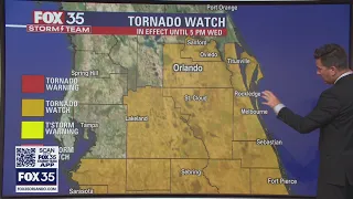 Tornado Watch issued for most of Central Florida as Hurricane Ian nears