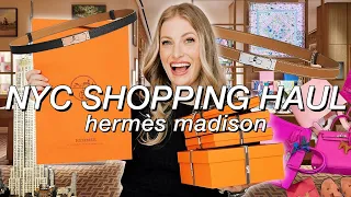 NYC SHOPPING HAUL! *hermes madison boutique* | 𝕜𝕣𝕚𝕤𝕥𝕚𝕟𝕒 𝕓𝕣𝕒𝕝𝕪