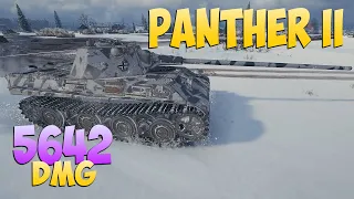 Panther II - 5 Frags 5.6K Damage - Growing cat! - World Of Tanks