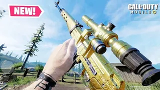 I FINALLY Unlocked SVD - DRAGUNOV SNIPER GOLD CAMO  in Cod Mobile!!