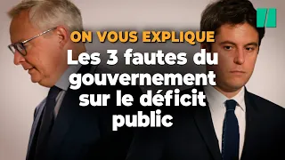 Les trois dérapages incontrôlés de la com’ du gouvernement sur le déficit public