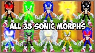 [OUTDATED] How to get ALL 35 SONIC MORPHS in Find the Sonic Morphs Roblox