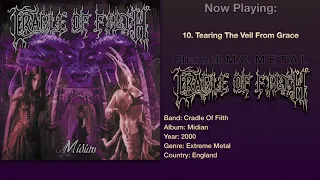 Tearing The Veil From Grace - Cradle Of Filth 2000, Midian Album.