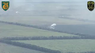 Дебют ударної групи воїнів 501 ОБМП з виявлення та ураження російського танку.