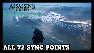 Assassin's Creed Valhalla All Synchronization Points (Fast Travel Viewpoints)