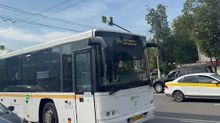 Автобус «Голаз» по маршруту 21 Улица Долежаля 19-Станция МЦД Подольск.