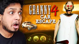 I Finally Car Escape in GRANNY CHAPTER 4 (CRAZY FUN)