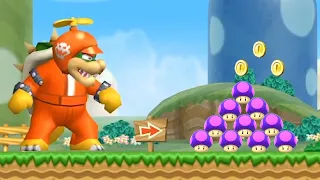 Giant New Super Mario Bros. Wii Bowser  - Walkthrough -  #02