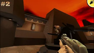 Прохождение Quake 2 (1997). День второй. Walkthrough Quake 2 Hard Mode. Day Two.