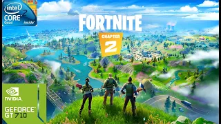 Testando Fortnite em um Intel Core 2 Quad Q6600 + GT 710 2GB