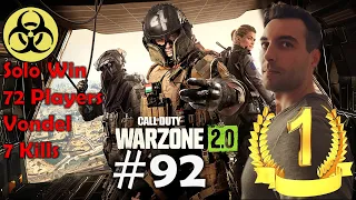 COD Warzone 2 Gameplay #92 - Solo Win by Uran